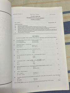 Physics Refresher + Maths Papers Class 10