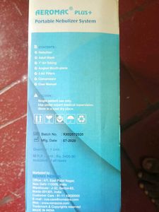 Aeromac Plus+ Portable Nebulizer System