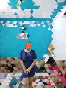 Blue Bodycon Mini Dress