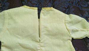 Girls' Yellow Skirt Set