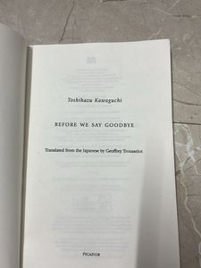 Before We Say Goodbye