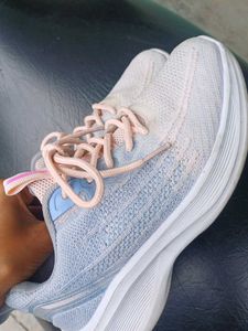 Light Pink &amp; Blue Running Shoes