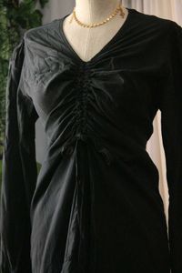 Korean Vintage Inspired Long Sleeve Dress