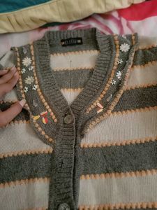 Striped Knit Cardigan