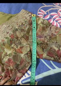 Organza Shimmer Party Wear Churidar Set