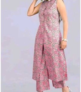 Floral Print Kurta Set