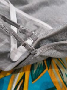 Grey Camisole With Attached Bra