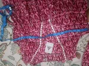 Like New Printed Paplum Style Cord Set In Xl Size