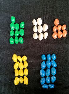 Painted Pista Shells - 100 Piece