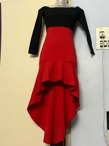 Yk2 Pinterest Black &amp; Red Party Dress