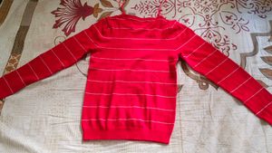 🆕❤️ BRAND NEW Red Striped Knit Top❤️🆕