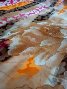 Synthetic Georgette Saree