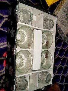 Set of Decorative Glass Bowls