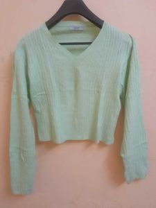 Mint Green Knit Top