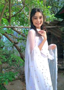 A White Sharaara Set