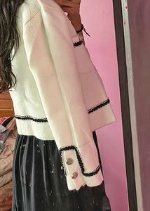 White Cardigan