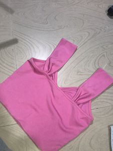 Pink Crop Top