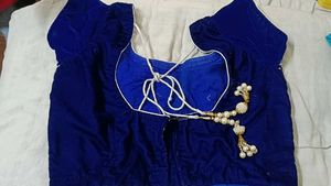 Blue Velvet Blouse
