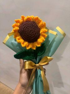 Crochet Sunflower Bouquet