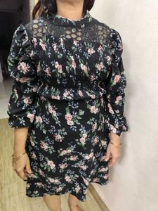 Floral Print Pretty Dress