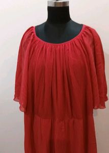 Elegant Red Maxi Dress