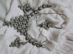 White jwellery