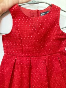 Girl Red Party Dress