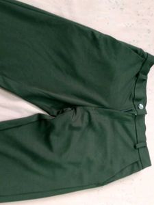 Green Casual Pants