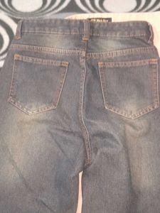 Wide Leg Denim Jeans