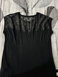 Solid Black Ovesize Tshirt