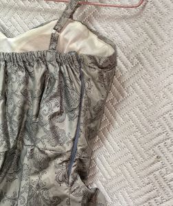 Royal Grey Strapped Top