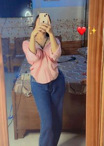Pink Striped Shirt