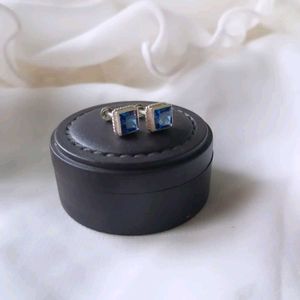 Pure Silver Blue Zircon