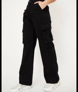 Cargo Black Jeans