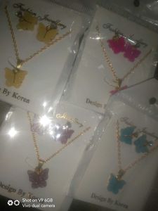Butterfly Necklace Sets