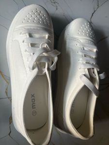 White Casual Sneakers