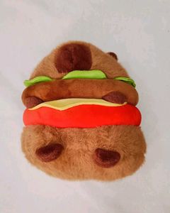 Burger Capybara Plush