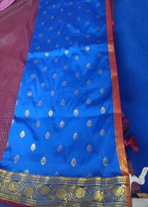 Elegant Blue Saree