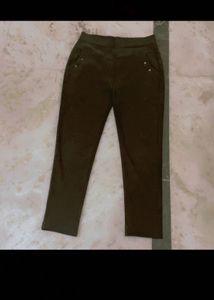 two trousers black and white
