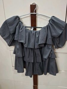 Ruffled Off-Shoulder Top