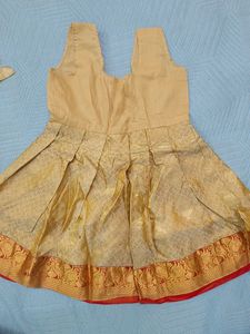 Orange Silk Gown