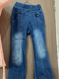 new Cute Girls&#39; Top &amp; Jeans Set 5-7 yr o
