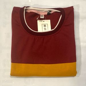 Multicolor Panel Full-Sleeve T-Shirt - Chest 38”