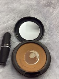 🔥combo Mac Lipstick &amp; Compact  🔥