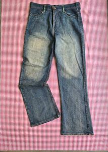 Embroidery Flared Denims