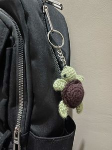 Crochet Turtle Keychain