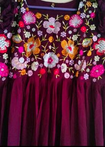 Khodal Creations Flared Gown