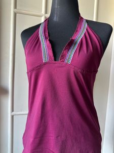 Cute Purple Halter Top