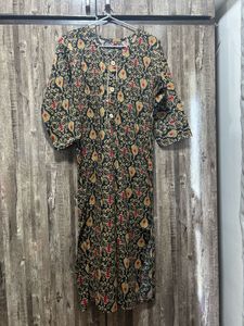 Black Printed Suit