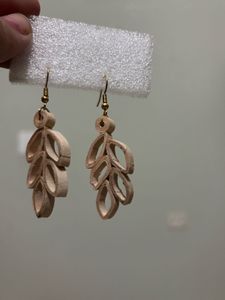 Quilled Leaf Design Earrings